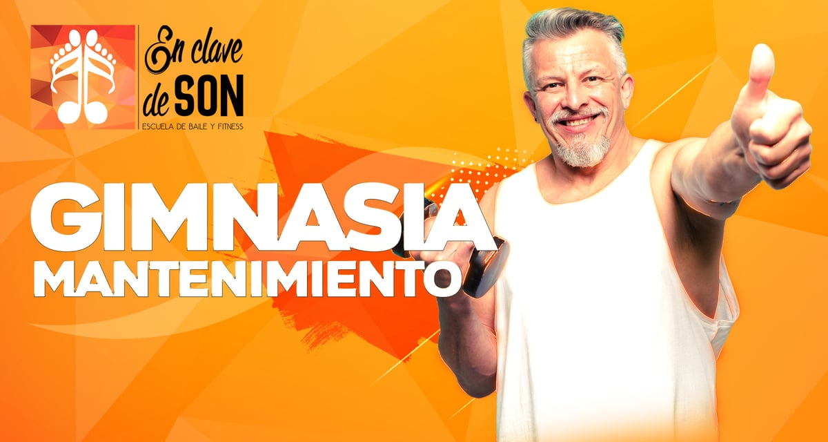 Banner de gimnasia de mantenimiento de En Clave de Son